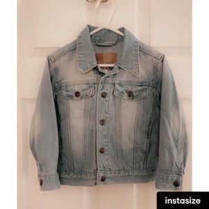 Distressed Light Denim Jacket 4T
